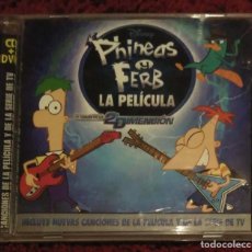 CDs de Música: B.S.O. PHINEAS Y FERB (LA PELICULA A TRAVES DE LA 2ª DIMENSION) CD + DVD 2011 - WALT DISNEY. Lote 187307032