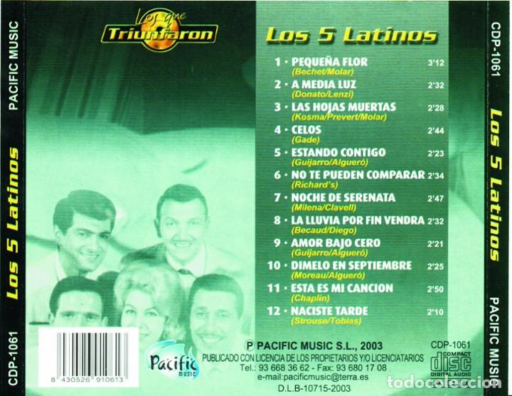 CDs de m&uacute;sica: Los Cinco Latinos -  CD - Foto 2