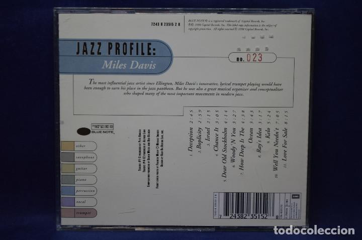 CDs de m&uacute;sica: MILES DAVIS - JAZZ PROFILE: MILES DAVIS - CD - Foto 2