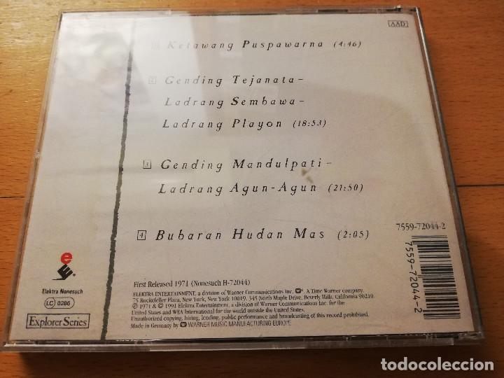 CDs de m&uacute;sica: JAVA. JAVANESE COURT GAMELAN (CD) - Foto 3