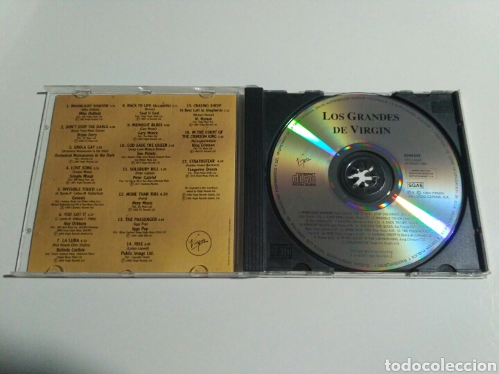CDs de m&uacute;sica: Los Grandes De Virgin (CD, Comp) - Foto 2
