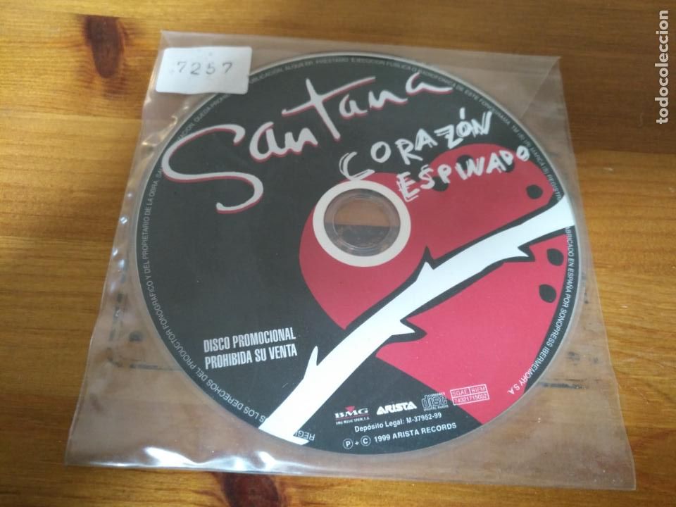 CDs de m&uacute;sica: cd single santana - Foto 1
