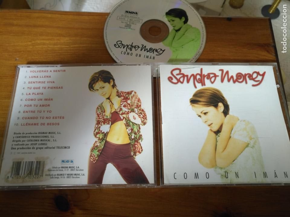 CDs de m&uacute;sica: cd album 10 temas sandra morey - Foto 1