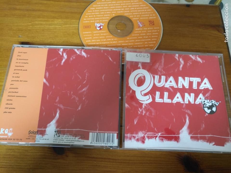 CDs de m&uacute;sica: QUANTA LLANA (TIPUAIXI) CD - Foto 1