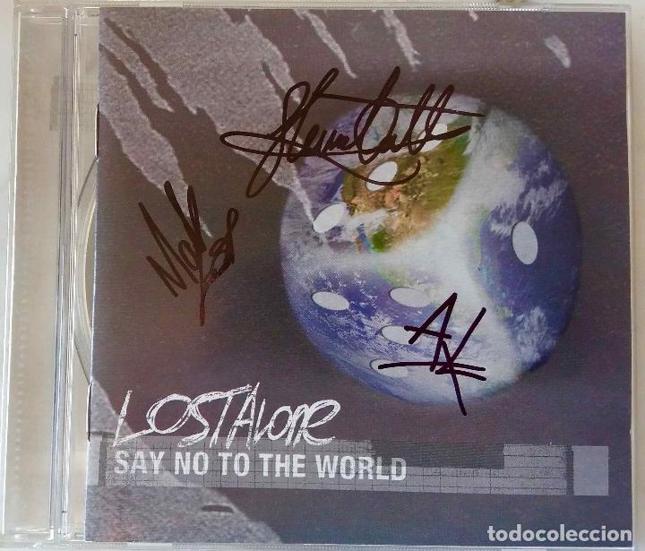 CD de M&uacute;sica: LOSTALONE, SAY NO TO THE WORLD. CD FIRMADO POR MIEMBROS DEL GRUPO