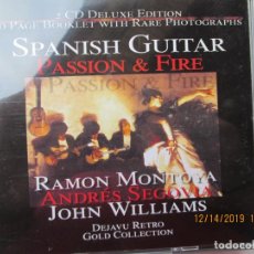 CDs de Música: SPANISH GUITAR , PASSION & FIRE CD 2 CD+LIBRO LUXE - RAMON MONTOYA , ANDRES SEGOVIA , JOHN WILLIAMS 