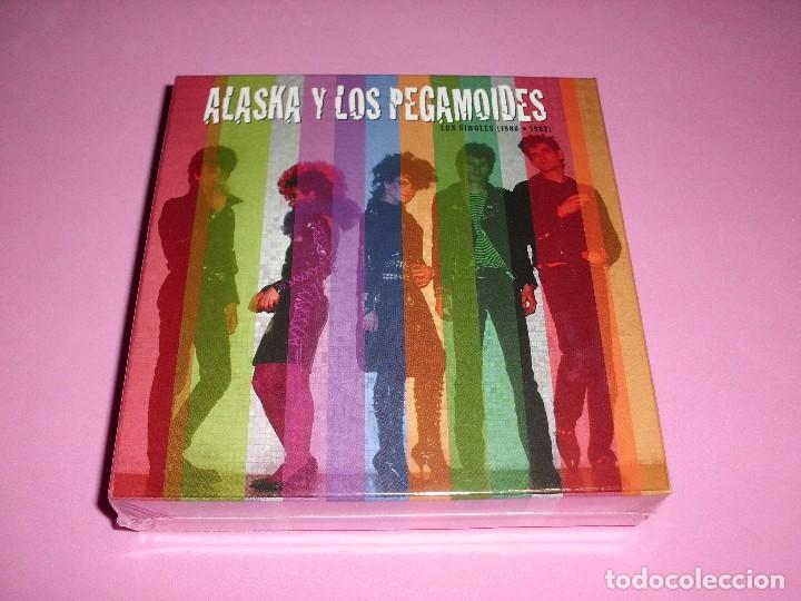 CDs de m&uacute;sica: alaska y los pegamoides box set caja todos los singles( 6 CDS )Nuevo y Precintado  descatalogado