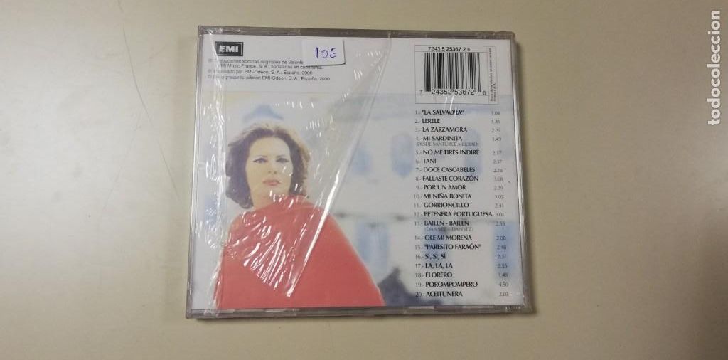 CDs de m&uacute;sica: Am&aacute;lia Rodrigues - En Espa&ntilde;ol (CD, Comp) - Foto 2