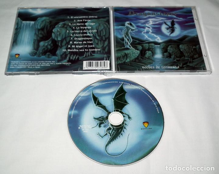 CDs de m&uacute;sica: CD DRAGONSLAYER - NOCHES DE TORMENTA - Foto 2