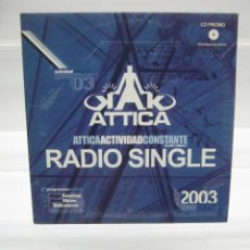 CDs de Música: CD PROMO PROMOCIONAL-ATTICA-TECHNO-TRANCE-RADIO SINGLE. Lote 366593221