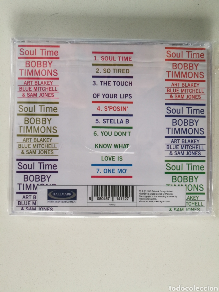 CDs de m&uacute;sica: BOBBY TIMMONS CD // SOUL TIME - HALLMARK - Foto 2