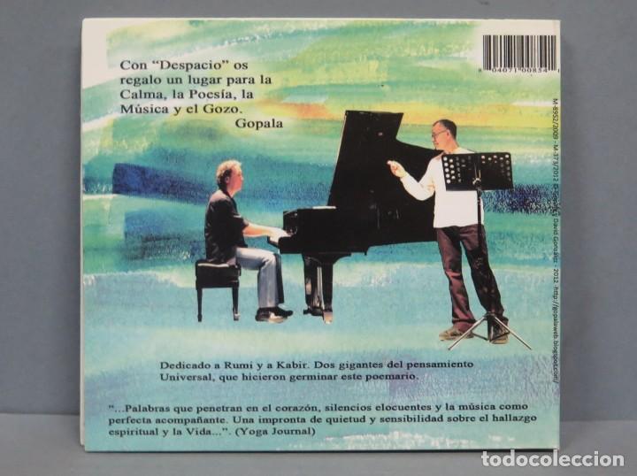 CDs de m&uacute;sica: CD. Gopala y David Gonzalez. Despacio - Foto 2