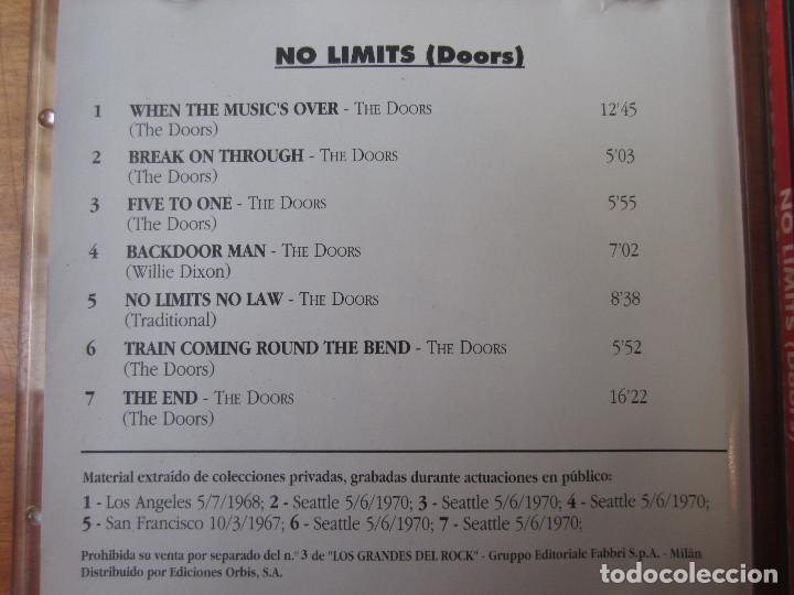 CDs de m&uacute;sica: The Doors - No Limits (CD) (Los Grandes del Rock) - Foto 3