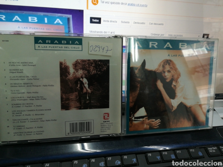 CDs de m&uacute;sica: Arabia cd a las puertas del cielo 1992 - Foto 1