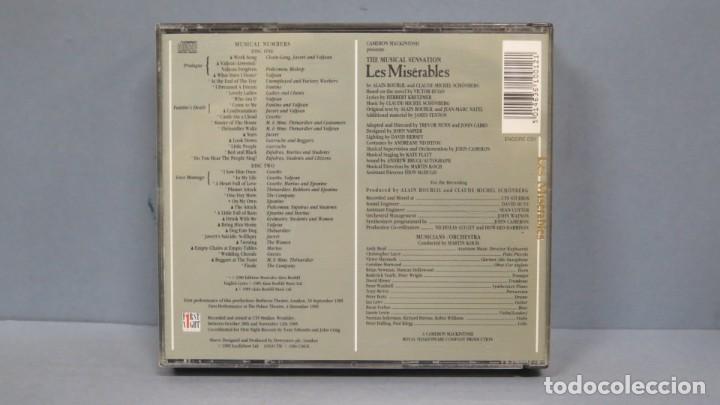 CDs de m&uacute;sica: 2 CD. LES MISERABLES. THE MUSICAL SENSATION - Foto 2