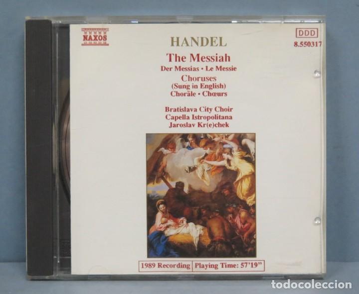 CDs de m&uacute;sica: CD. HANDEL. MESSIAH. NAXOS - Foto 1