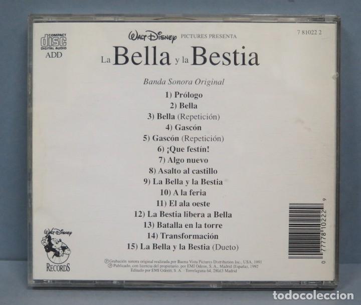 CDs de m&uacute;sica: CD. LA BELLA Y LA BESTIA. B.S.O - Foto 2