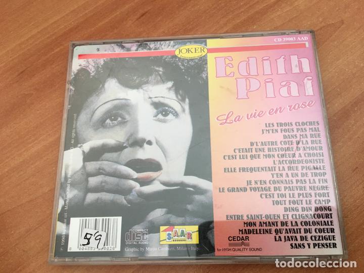 CDs de m&uacute;sica: EDITH PIAF ( LA VIE EN ROSE) CD (CDIB2) - Foto 3
