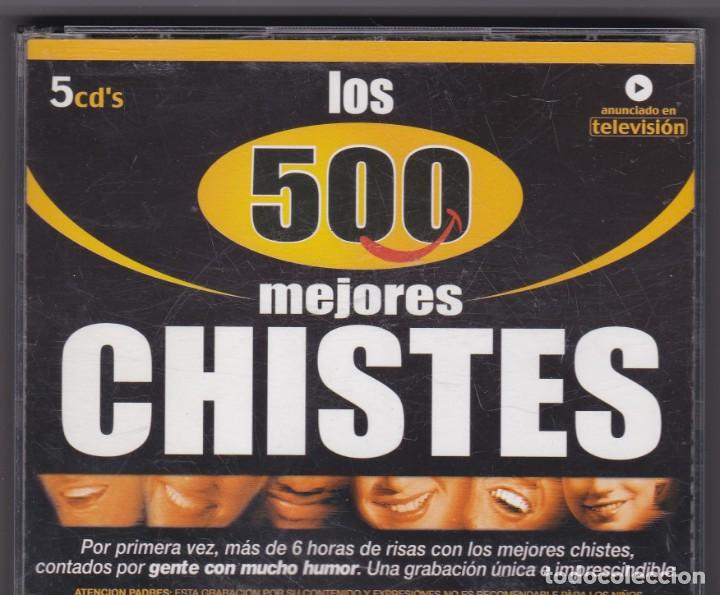 CDs de M&uacute;sica: Los 500 mejores chistes - 5xCD