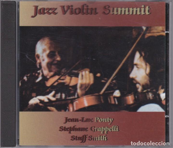 CDs de m&uacute;sica: Jazz Violin Summit - Ponty / Grappelli / Smith - CD - Foto 1