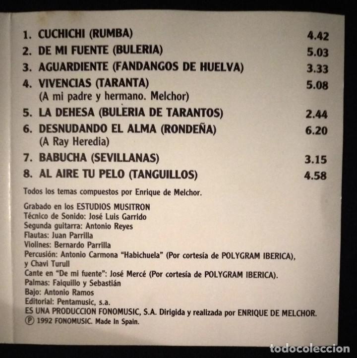 CDs de m&uacute;sica: CD 1992 - ENRIQUE DE MELCHOR / CUCHICHI - Foto 2