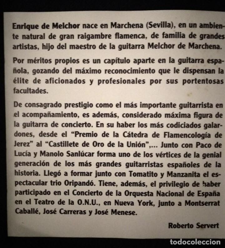 CDs de m&uacute;sica: CD 1992 - ENRIQUE DE MELCHOR / CUCHICHI - Foto 6