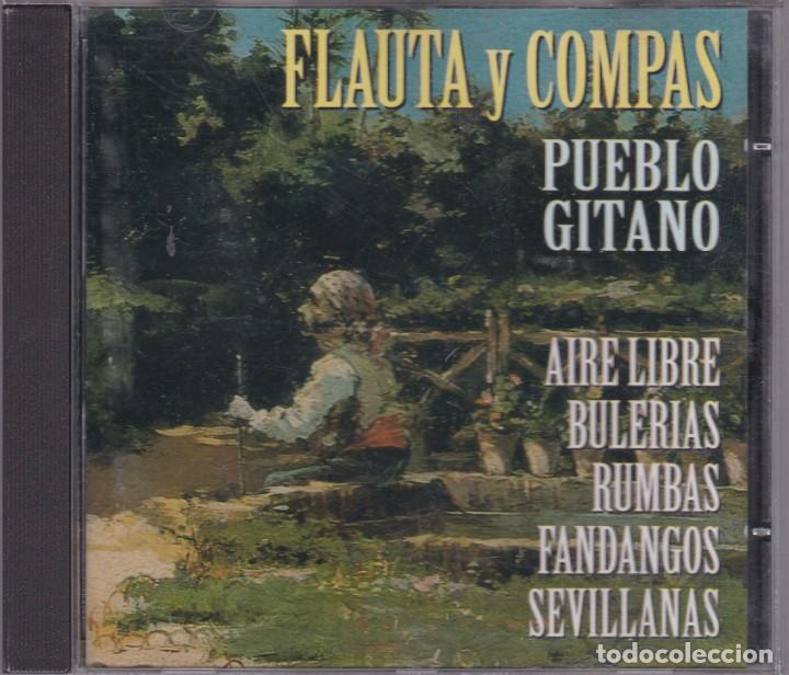 CDs de m&uacute;sica: Flauta y Comp&aacute;s - Pueblo Gitano  - CD - Foto 1
