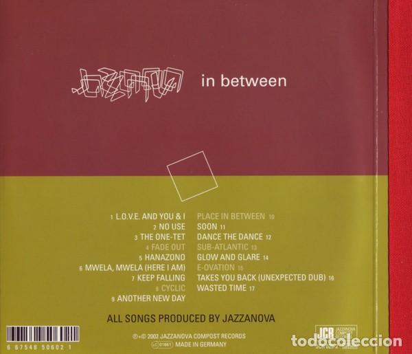 CDs de m&uacute;sica: JAZZANOVA. IN BETWEEN. ACID JAZZ. COMPOST RECORDS 2002. - Foto 2