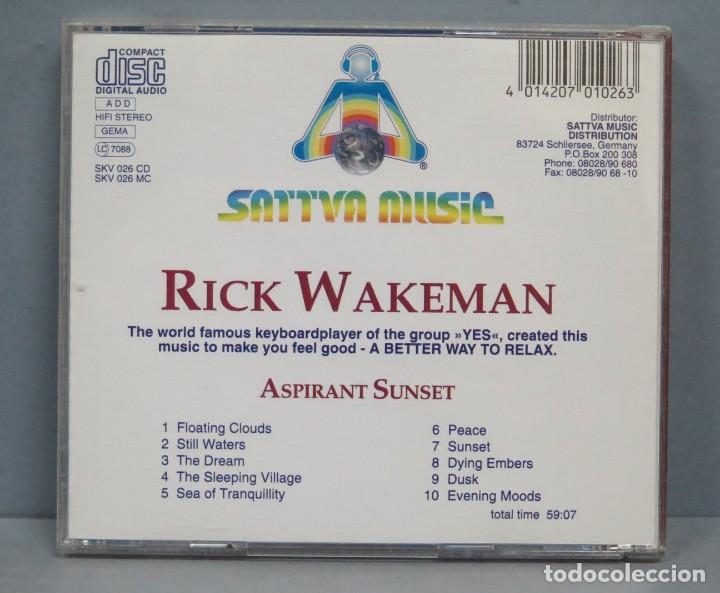 CDs de m&uacute;sica: CD. RICK WAKEMAN. ASPIRANT SUNSET - Foto 2