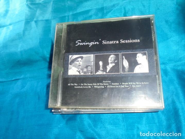 CDs de m&uacute;sica: FRANK SINATRA.  SWINGING&acute; SINATRA SESSIONS. 1998. CD. (#) - Foto 1