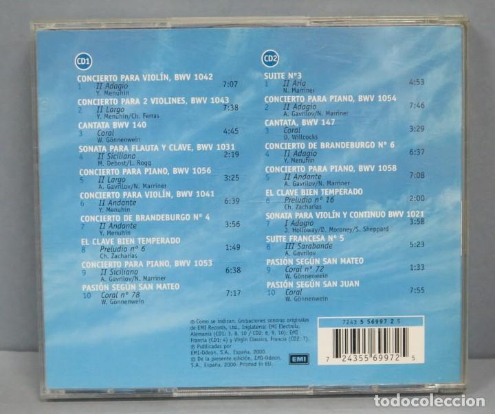 CDs de m&uacute;sica: 2 CD. MEDITACION CON BACH - Foto 2