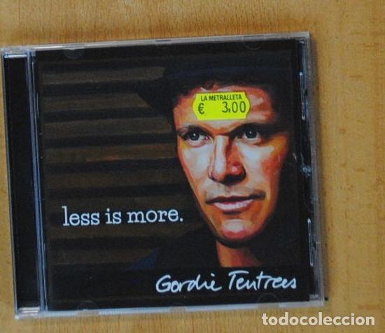 CDs de m&uacute;sica: GORDIE TENTREES - LESS IS MORE - CD - Foto 1