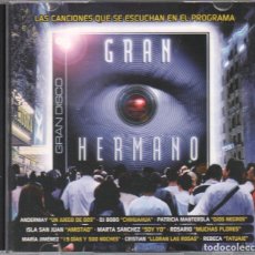 CDs de Música: GRAN HERMANO - LAS CANCIONES QUE SE ESCUCHAN EN EL PROGRAMA / DOBLE CD DE 2002 RF-3654 , BUEN ESTADO. Lote 189310528