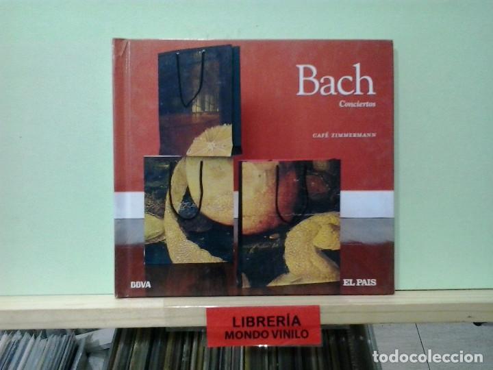 CDs de m&uacute;sica: LMV - Bach, conciertos. Caf&eacute; Zimmermann. CD + libro - Foto 1