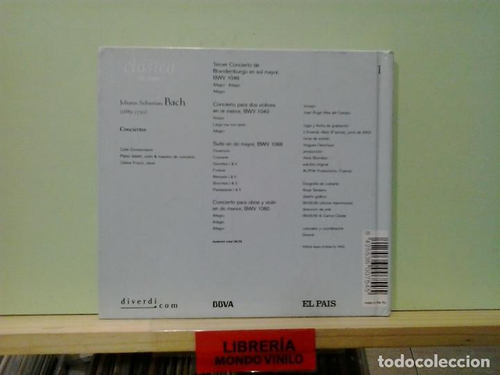 CDs de m&uacute;sica: LMV - Bach, conciertos. Caf&eacute; Zimmermann. CD + libro - Foto 4