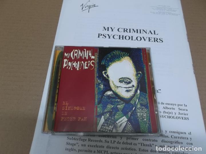 CDs de M&uacute;sica: MY CRIMINAL PSICOLOVERS (CD) EL SINDROME DE PETER PAN A&Ntilde;O &ndash; 1996 &ndash; HOJAS PROMOCIONALES