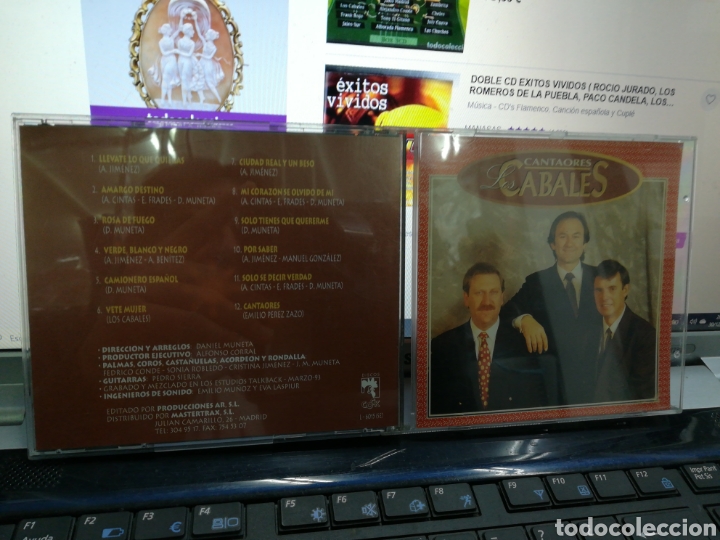 Music CDs: Los cabales cd cantaores 1993 rareza