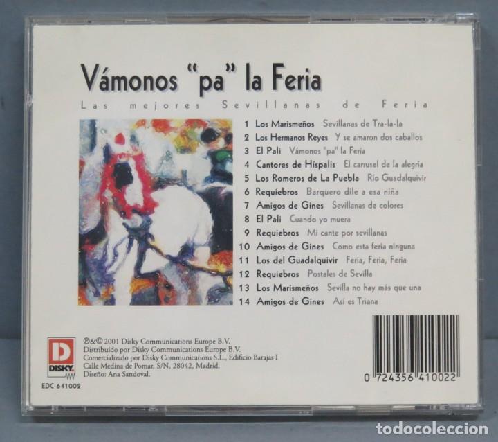 CDs de m&uacute;sica: CD. VAMONOS PA LA FERIA - Foto 2