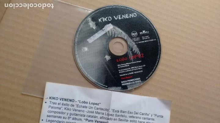 CDs de m&uacute;sica: CD-SINGLE ( PROMOCION) DE   KIKO VENENO - Foto 1