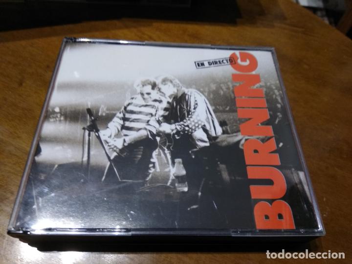 CDs de m&uacute;sica: BURNING (DIRECTO) 2 CD 1991 ESPA&Ntilde;A - Foto 1