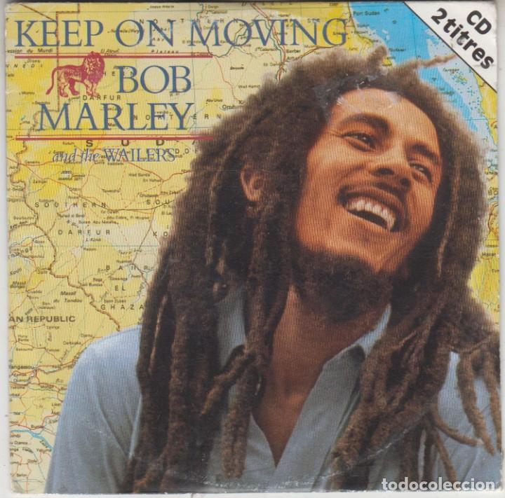 CDs de m&uacute;sica: Bob Marley cd single Keep on moving (2 versiones) 1995 - Foto 1
