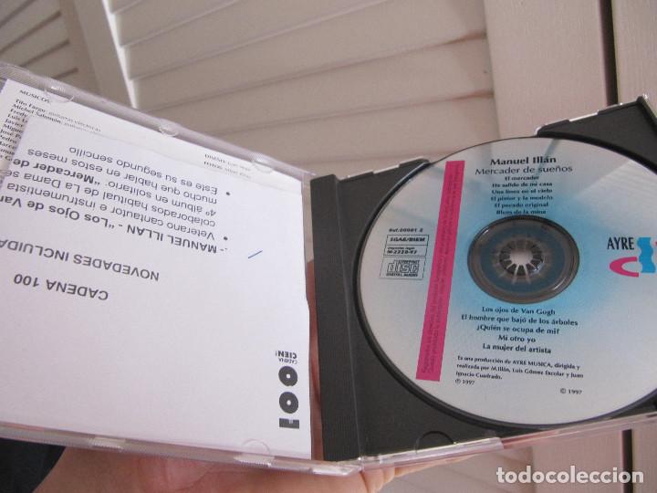 CDs de m&uacute;sica: MANUEL ILL&Aacute;N - MERCADER DE SUE&Ntilde;OS (CD) 1997 DE CADENA 100 - Foto 2