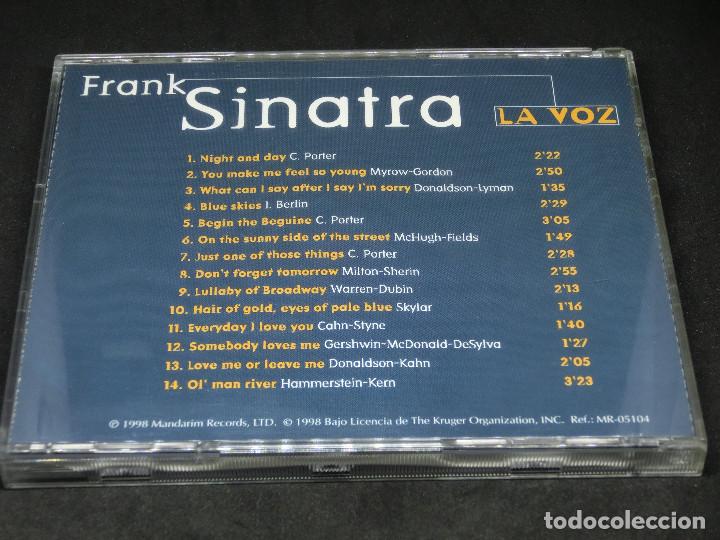 CDs de m&uacute;sica: CD - FRANK SINATRA - LA VOZ - 14 TEMAS ORIGINALES - 1998 - Foto 2