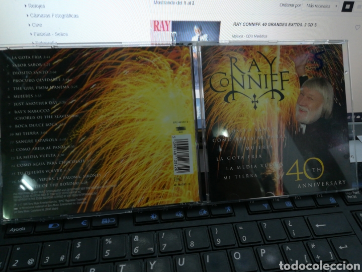 CDs de m&uacute;sica: Ray Conniff cd 40th anniversary Espa&ntilde;a 1995 - Foto 1