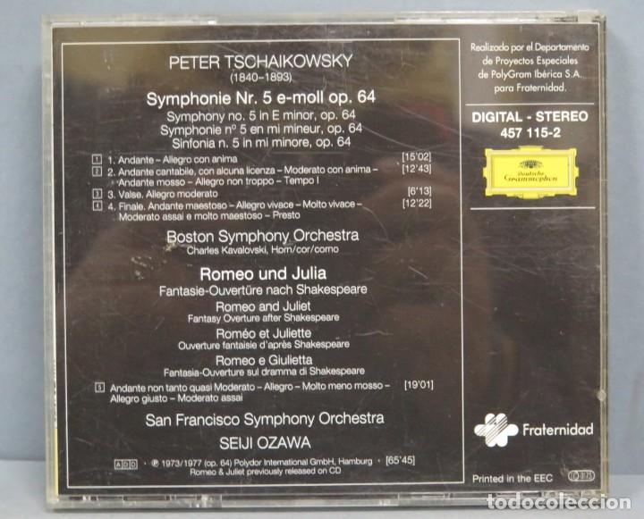 CDs de m&uacute;sica: CD. TCHAIKOVSKY. OZAWA. SINFONIA N&ordm;5 - Foto 2
