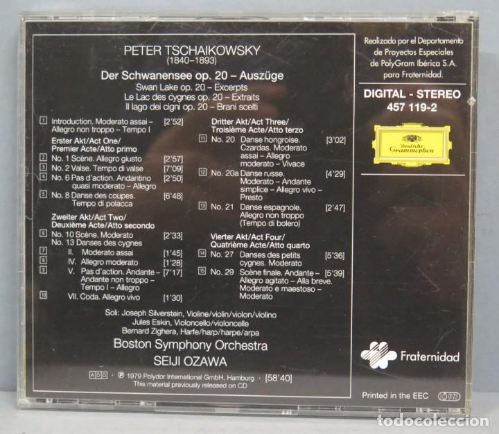 CDs de m&uacute;sica: CD. TCHAIKOVSKY. OZAWA. DER SCHWANENSEE - Foto 2