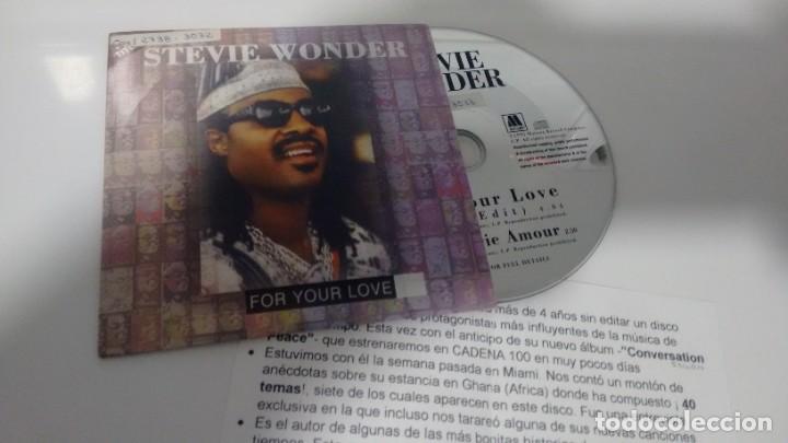 CDs de m&uacute;sica: CD-SINGLE ( PROMOCION) DE   STEVIE WONDER - Foto 1