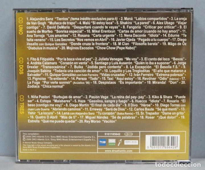 CDs de m&uacute;sica: 3 CD. LOS EXITOS DEL A&Ntilde;O &Ntilde;. 60 GRANDES EXITOS - Foto 2