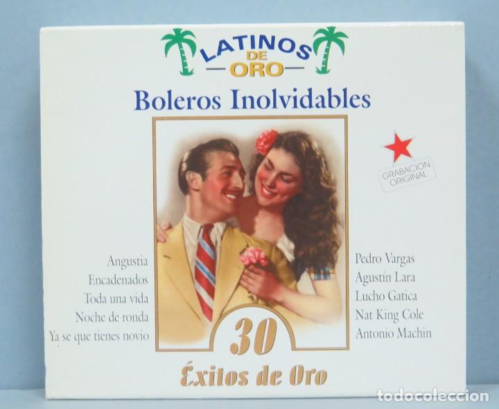 CDs de m&uacute;sica: 2 CD. BOLEROS INOLVIDABLES. 30 EXITOS DE ORO - Foto 1