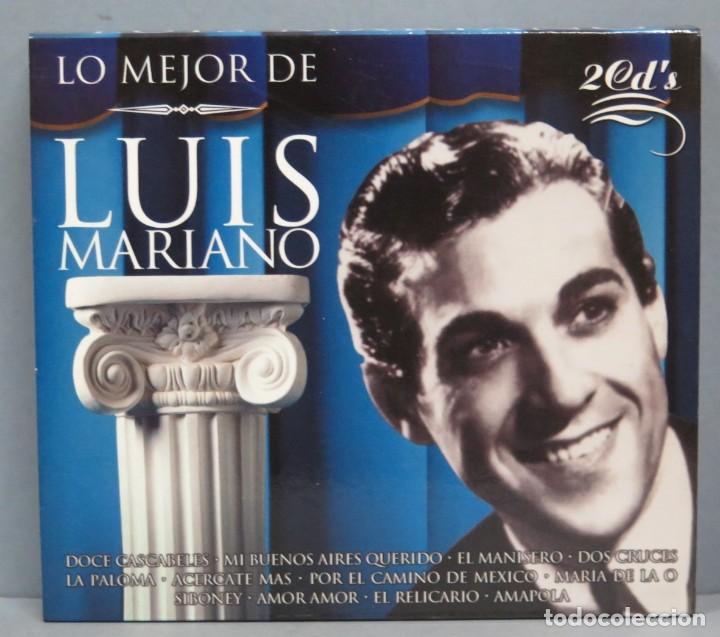 CDs de m&uacute;sica: 2 CD. LO MEJOR DE LUIS MARIANO - Foto 1